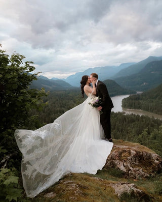 Novak Tulle Cape-Overskirts-Pronovias-Rituals of Love-Vancouver Canada
