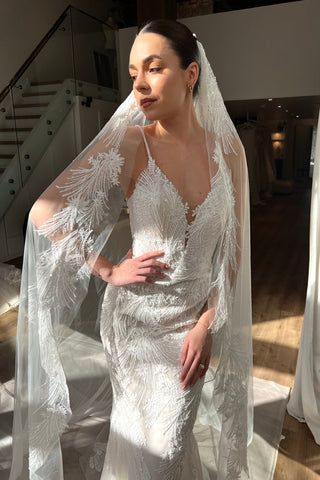 V-Lansbury Veil-Veils-Pronovias-Rituals of Love-Vancouver Canada