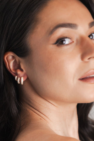 Gold Rush Earrings-Earrings-Rituals Ceremonials-Rituals of Love-Vancouver Canada