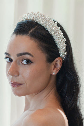 Pearl Headband-Hair Accessories-Rituals Ceremonials-Rituals of Love-Vancouver Canada