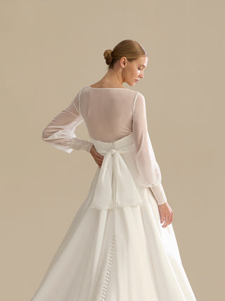 LA-24 Jacket-Bridal Sleeves-Pronovias-Rituals of Love-Vancouver Canada