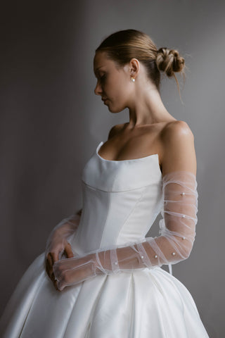 Fingerless Bridal Gloves-Bridal Sleeves-Rituals Ceremonials-Rituals of Love-Vancouver Canada