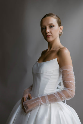 Fingerless Bridal Gloves-Bridal Sleeves-Rituals Ceremonials-Rituals of Love-Vancouver Canada