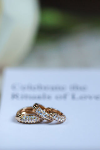 Gold Rush Earrings-Earrings-Rituals Ceremonials-Rituals of Love-Vancouver Canada