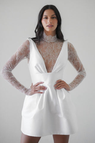Sencha Bodysuit-Sample Wedding Gowns-Watters-S-Rituals of Love-Vancouver Canada