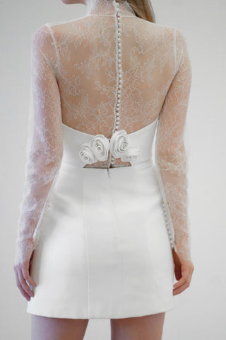 Sencha Bodysuit-Sample Wedding Gowns-Watters-S-Rituals of Love-Vancouver Canada