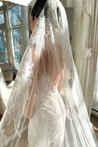 V-Lansbury Veil-Veils-Pronovias-Rituals of Love-Vancouver Canada
