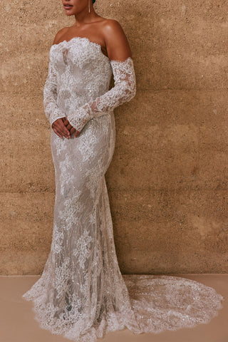 Amandine Gown-Wedding Gowns-Grace Loves Lace-Rituals of Love-Vancouver Canada