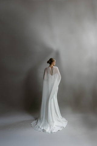Organza Cape-Something Blue-Rituals of Love-Vancouver Canada