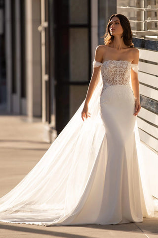 Novak Tulle Cape-Overskirts-Pronovias-Rituals of Love-Vancouver Canada