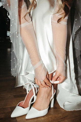 Pearl Slip Veil-Veils-Rituals Ceremonials-Rituals of Love-Vancouver Canada