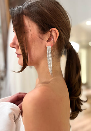 statement bridal earring 