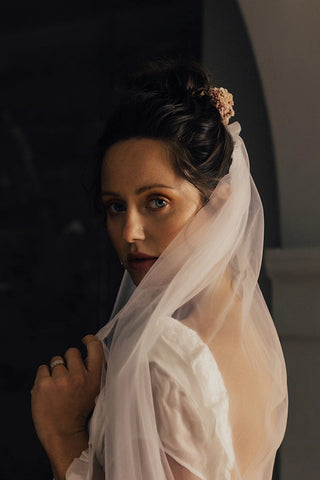 Single Layer Slip Veil-Veils-Rituals Ceremonials-Rituals of Love-Vancouver Canada