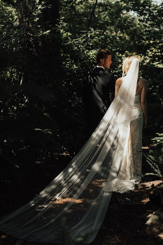 Single Layer Slip Veil-Veils-Rituals Ceremonials-Rituals of Love-Vancouver Canada