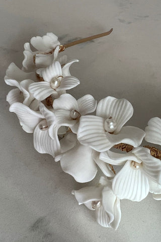 Magnolia Headband-Hair Accessories-Rituals Ceremonials-Rituals of Love-Vancouver Canada