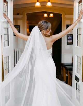 Single Layer Slip Veil-Veils-Rituals Ceremonials-Rituals of Love-Vancouver Canada