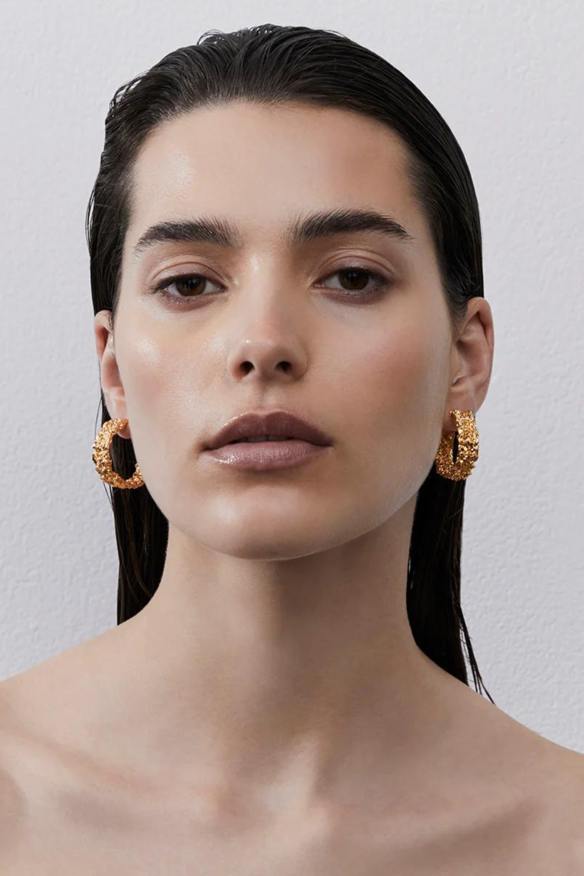 Sorvino Earrings Amber Sceats Gold Modern Bridal Jewelry