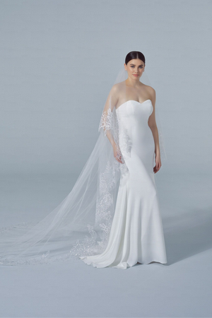Pronovias Cathedral Veil with blusher