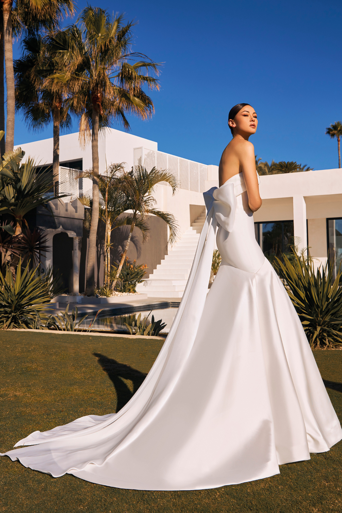 Real Bride wearing ERMIN by Pronovias at LUV Bridal  Bride, Wedding dress  outfit, Affordable wedding dresses