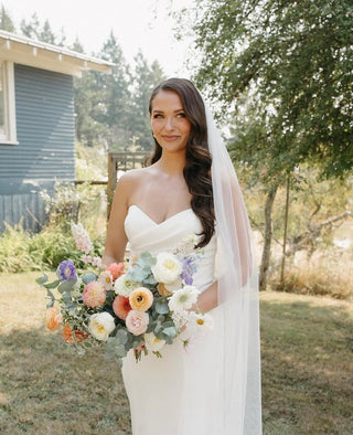 Single Layer Slip Veil-Veils-Rituals Ceremonials-Rituals of Love-Vancouver Canada