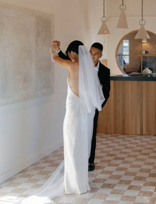 Single Layer Slip Veil-Veils-Rituals Ceremonials-Rituals of Love-Vancouver Canada