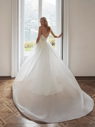 Abella Gown with Overskirt-Sample Wedding Gowns-Nicole Milano-Rituals of Love-Vancouver Canada