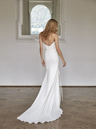 Abella Gown with Overskirt-Sample Wedding Gowns-Nicole Milano-8 US-Rituals of Love-Vancouver Canada