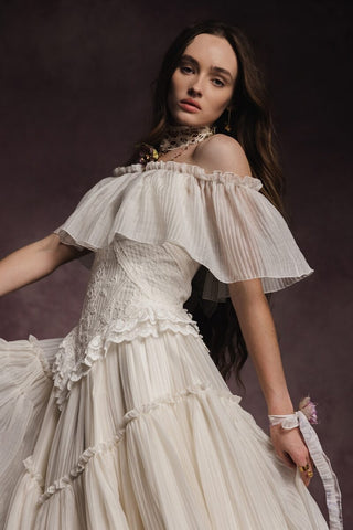 Aimery Ruffle-Bridal Sleeves-Rue de Seine-Rituals of Love-Vancouver Canada