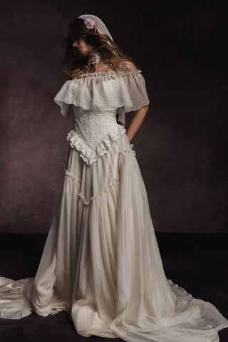 Aimery Ruffle-Bridal Sleeves-Rue de Seine-Rituals of Love-Vancouver Canada
