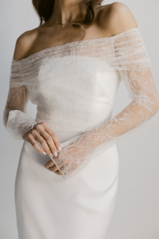 Ocean Topper-Bridal Sleeves-Theia Couture-Rituals of Love-Vancouver Canada