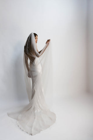 Single Layer Slip Veil-Veils-Rituals Ceremonials-Rituals of Love-Vancouver Canada