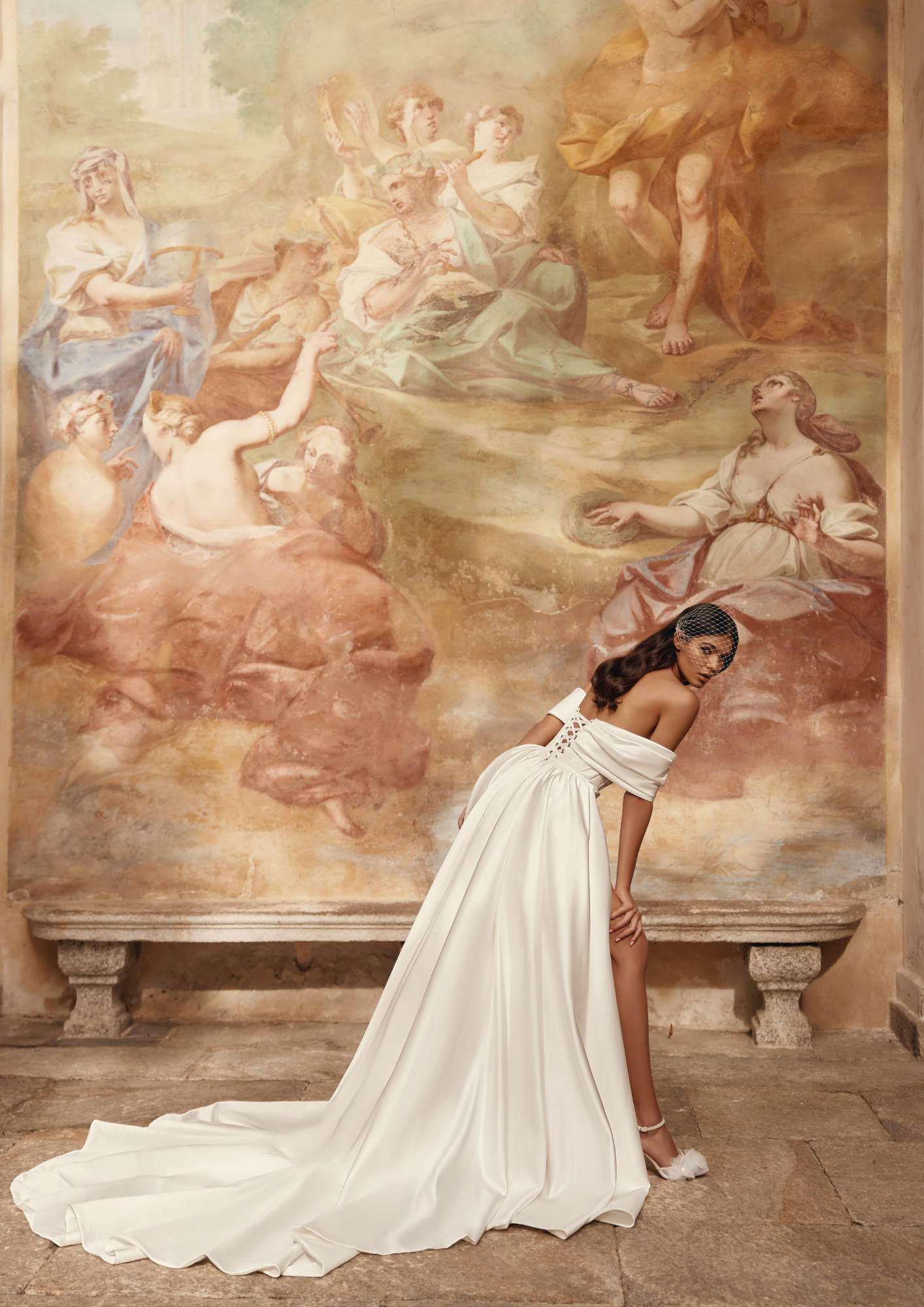 Diamante Mini Dress By Olya Modern Second Look Bridal Mini Dresses Zip Back 46