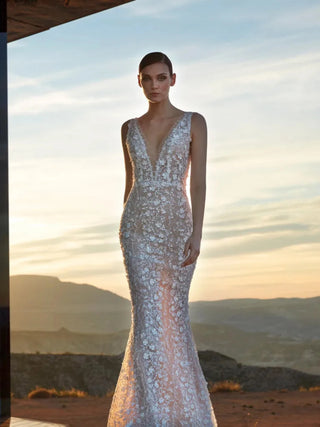 Diamond Gown-Sample Wedding Gowns-Pronovias Privee-8 US-Rituals of Love-Vancouver Canada