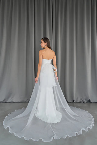 Diana Gown with Overskirt-Sample Wedding Gowns-Rituals Ceremonials-Rituals of Love-Vancouver Canada