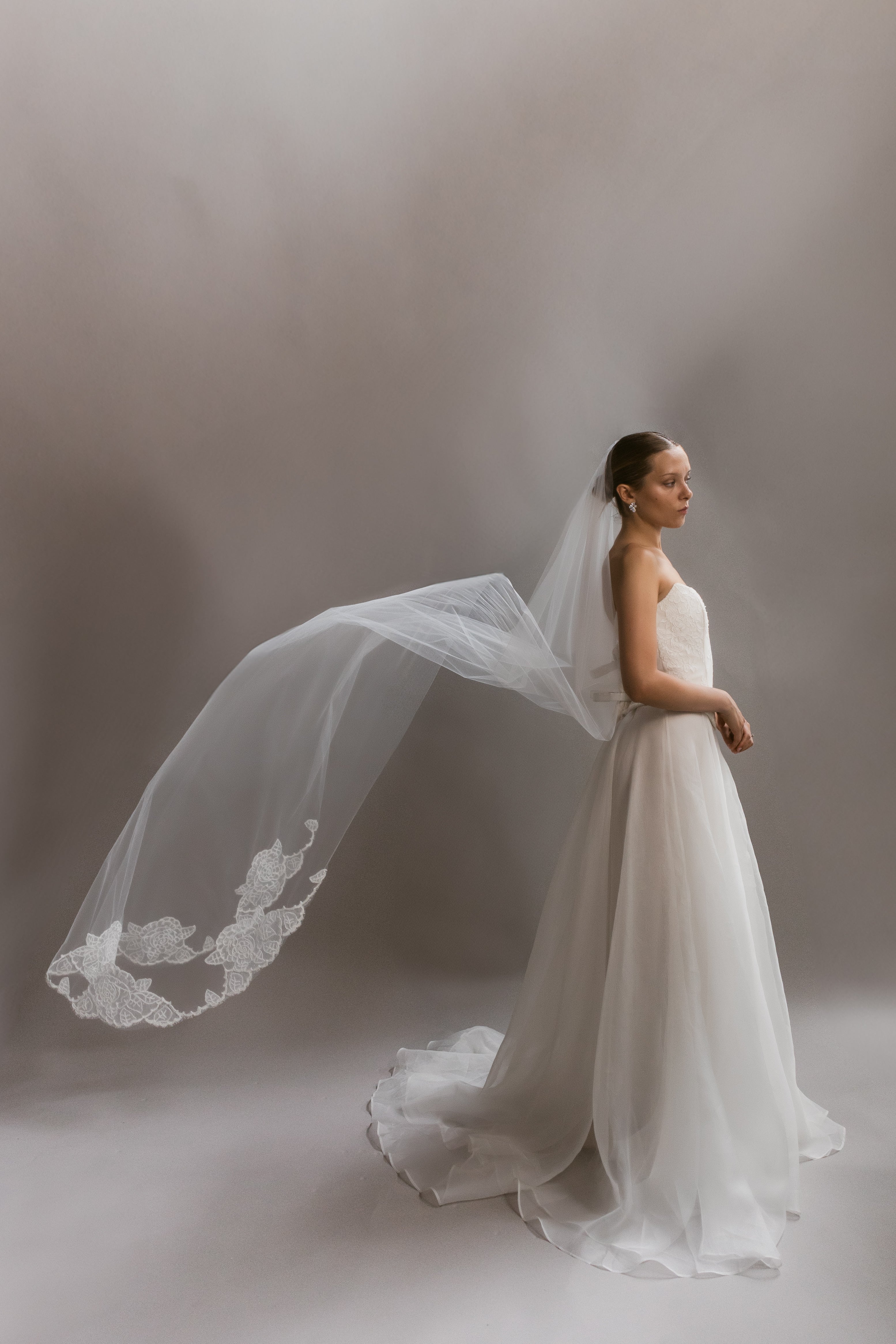 Escape Wedding Veil | Something Blue Vancouver Lace Applique Bridal Blusher Rituals of Love Escape Wedding Veil | Something Blue Vancouver Lace Applique Bridal Blusher Rituals of Love