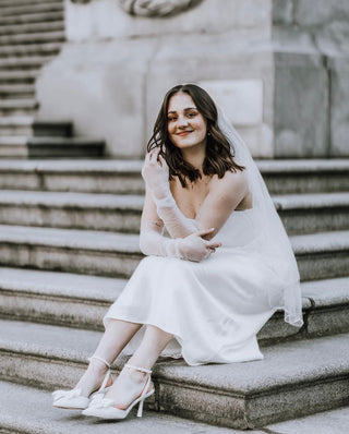Tulle gloves-Bridal Sleeves-Rituals Ceremonials-Rituals of Love-Vancouver Canada