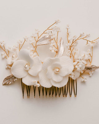 Flori Hair Comb-Hair Accessories-Rituals Ceremonials-Rituals of Love-Vancouver Canada