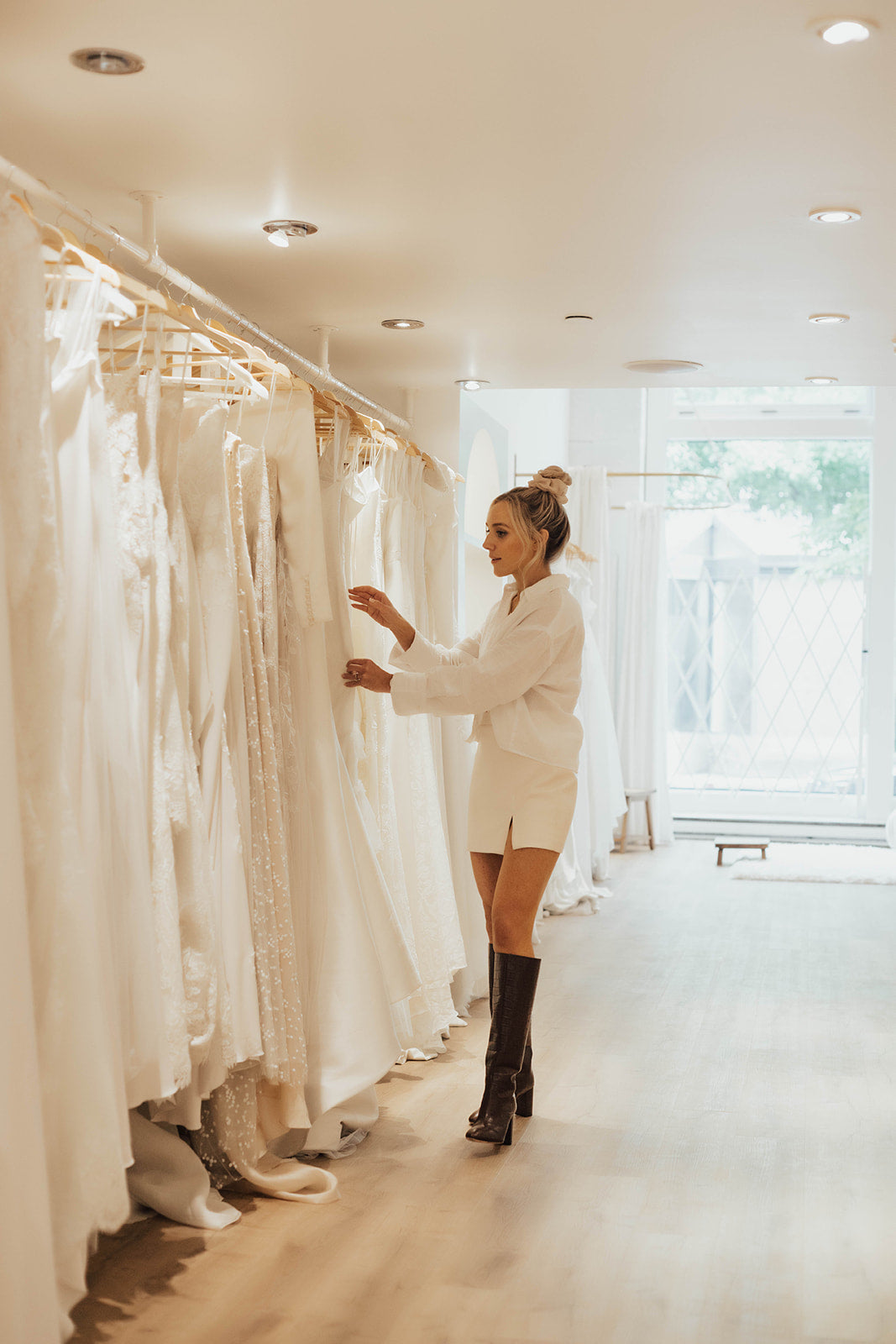 Rituals of Love Bridal boutique is located in Gastown and is appointment only. We have a curated collection of wedding dresses and bridal gowns, as well as a bridal veils, accessories and jewelry.