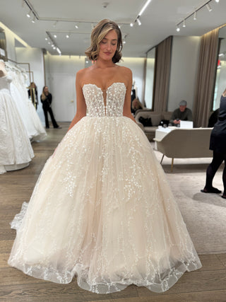 Alisette Gown-Sample Wedding Gowns-Pronovias Privee-Rituals of Love-Vancouver Canada