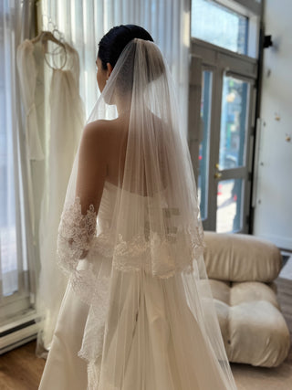 Elara Veil with Blusher-Veils-Rituals Ceremonials-Rituals of Love-Vancouver Canada