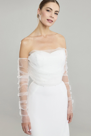 LA-14 Jacket-Bridal Sleeves-Pronovias-Rituals of Love-Vancouver Canada