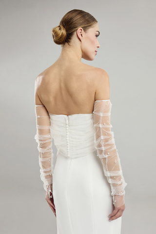 LA-14 Jacket-Bridal Sleeves-Pronovias-Rituals of Love-Vancouver Canada