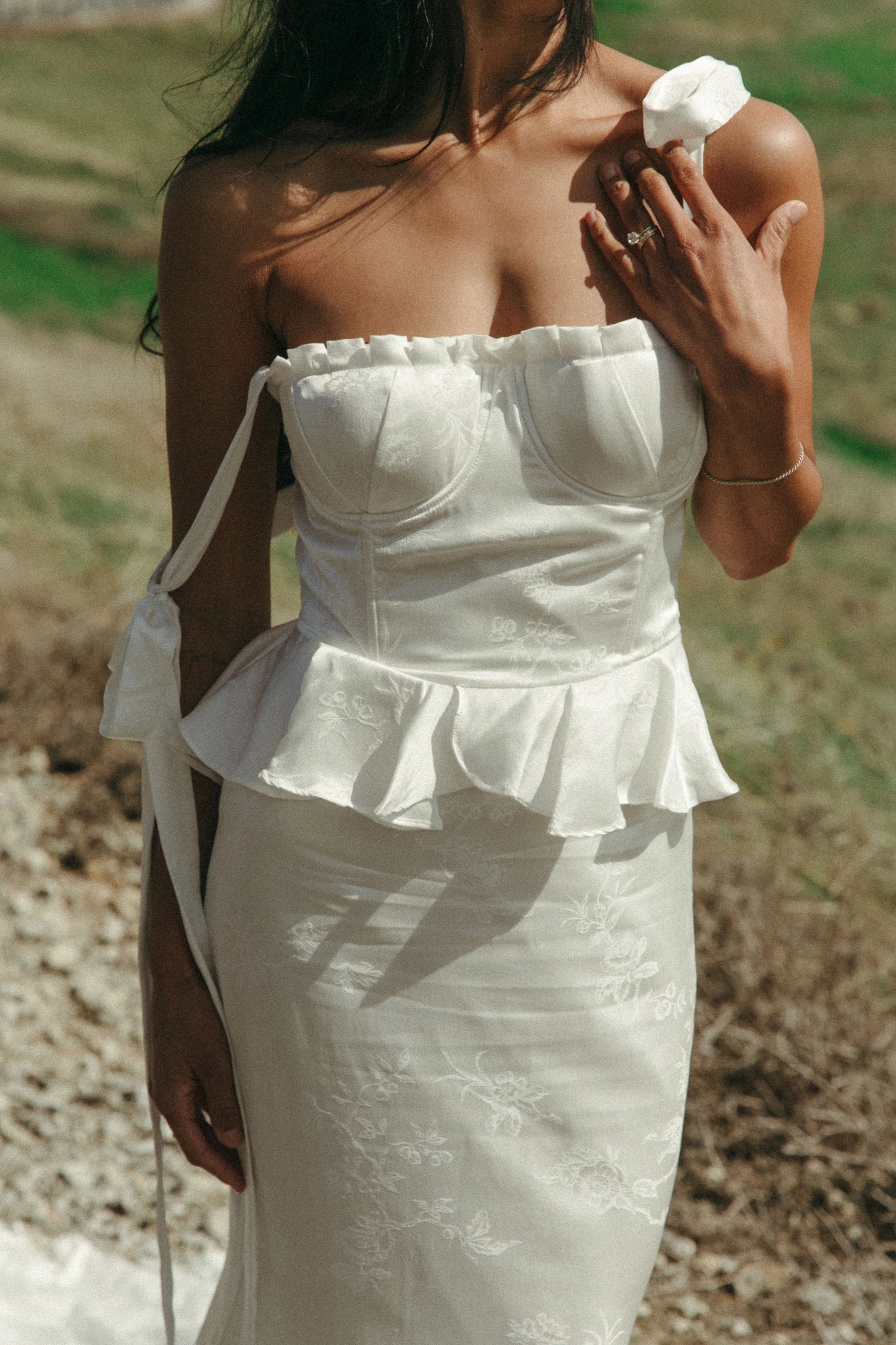 lottie lace bustier dress Superdown Lottie Lace Bustier Dress
