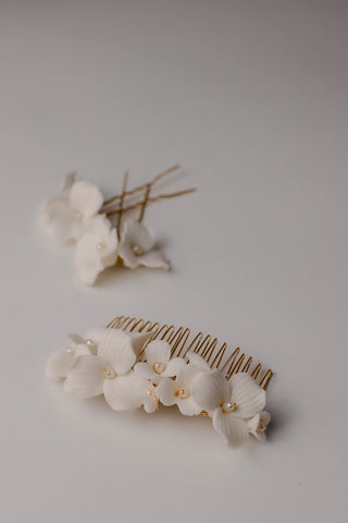 Mayflower Hair Comb-Hair Accessories-Rituals Ceremonials-Rituals of Love-Vancouver Canada