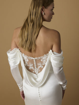 Merne Gown-Sample Wedding Gowns-Nicole Milano-Rituals of Love-Vancouver Canada