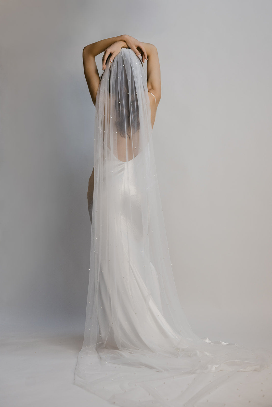 Pearl Slip Wedding Veil | Rituals Ceremonials Modern Pearl Wedding Veils Rituals of Love Pearl Slip Wedding Veil | Rituals Ceremonials Modern Pearl Wedding Veils Rituals of Love