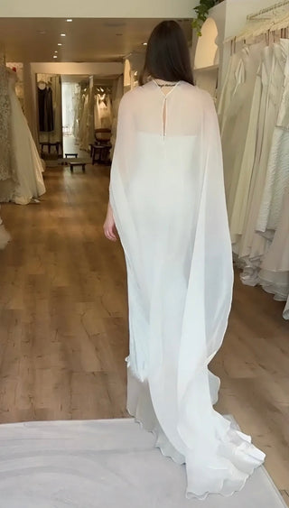 Organza Cape-Something Blue-Rituals of Love-Vancouver Canada