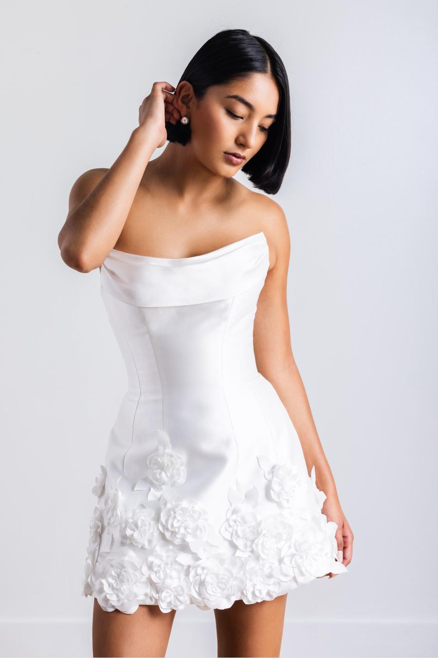 Ornament Mini Dress By Watters Ornament Mini Dress By Watters