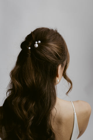 Pearl Hair Pin (set of 4)-Hair Accessories-Rituals Ceremonials-Rituals of Love-Vancouver Canada