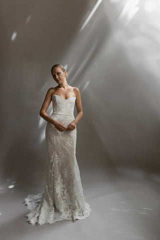 Lily Gown-Sample Wedding Gowns-Something Blue-Rituals of Love-Vancouver Canada
